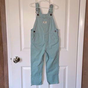 OshKosh Girls Teal Spring Overalls - Size 5T